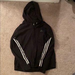 Adidas Black Zip up Jacket